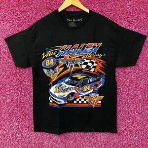 Van Halen Nascar Racing Car Graphic Design T-Shirt Medium